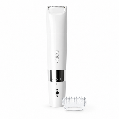 BRAUN Body Mini Trimmer Wet & Dry With Trimming Comb – White – BS1000