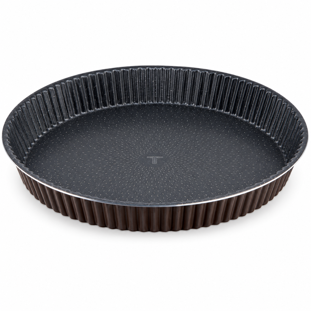 Tefal J5542102 Perfect bake 33Cm Fluted Tart Mold, Aluminum Non-Stick | J5542102