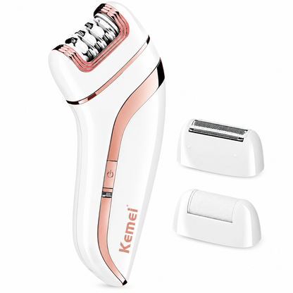 KEMEI 3 In 1 Electric Shaver Lady Care Electric Shaver