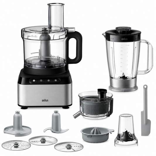 Braun Food Processor FP-3235, 12 In 1, Black