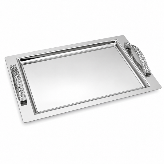 Dorsch Cassia Stainless Steel Serving Tray   Silver DH-03237