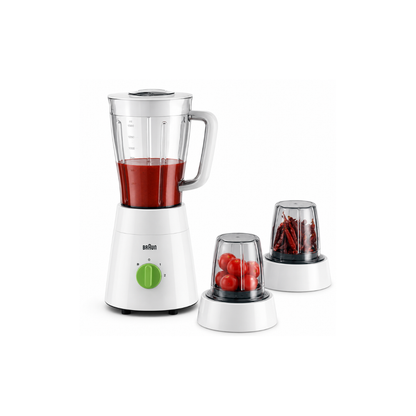 BRAUN 3 IN 1 XL BLENDER GRINDER MILL JB0123WH