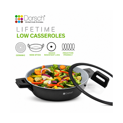 DORSCH Lifetime Low Casserole 28cm - 3.1L