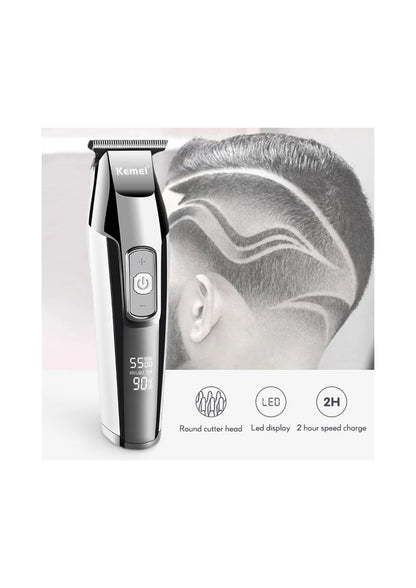 KEMEI Hair Trimmer With Adjustable LCD