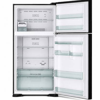HITACHI REFRIGERATOR RV-765 PUK7 TWH H:184*W:85.5*D:73 - WHITE