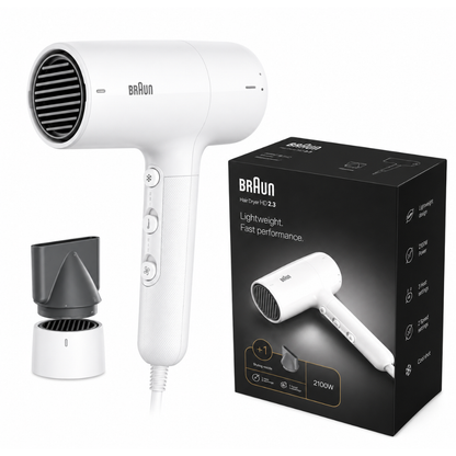 BRAUN HAIR DRYER + STYLER 2100W COMPACE HD2.1