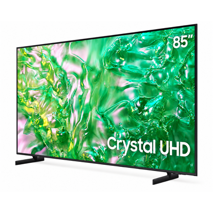 SAMSUNG 85DU8000 85” 4K Smart TV Built‑in Receiver – 3x HDMI, 2x USB