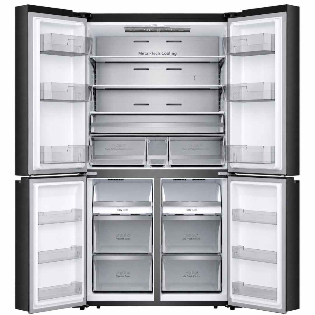 HISENSE REFRIGERATOR RQ759N4IBUI H:176.5*W:91.5*D:72 - BLACK