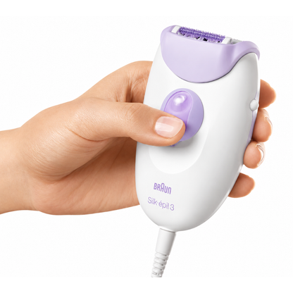 Braun Silk-Epil 3 3000 Epilator Se3-000 Purple