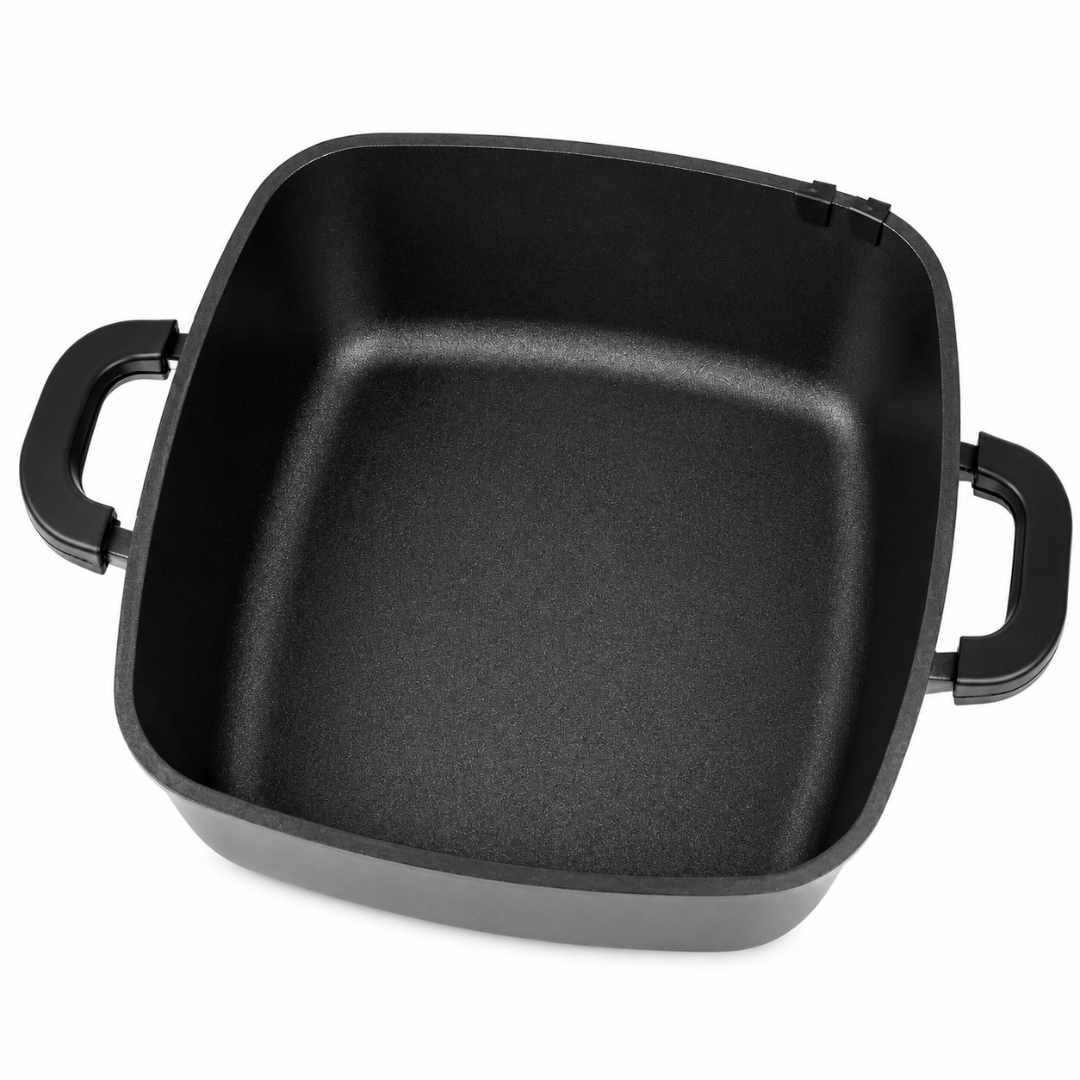 GE BE Venus Fryer Pot W/Lid & Frying Basket 28*28cm BLACK