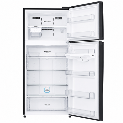 LG REFRIGERATOR GN-C702SGGU H:180*W:78*D:66 - GLASS BLACK