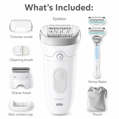 Braun Silk-épil 7 7-441 epilator Wet & Dry