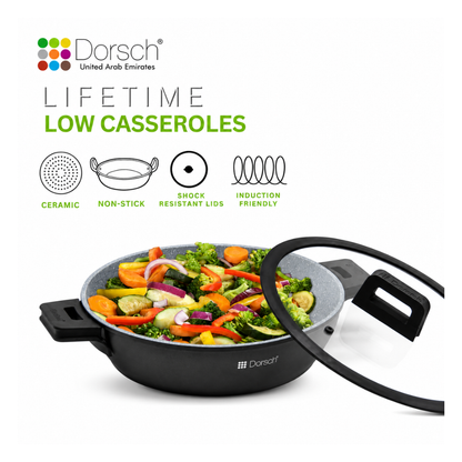 DORSCH Lifetime Low Casserole 32cm - 5L