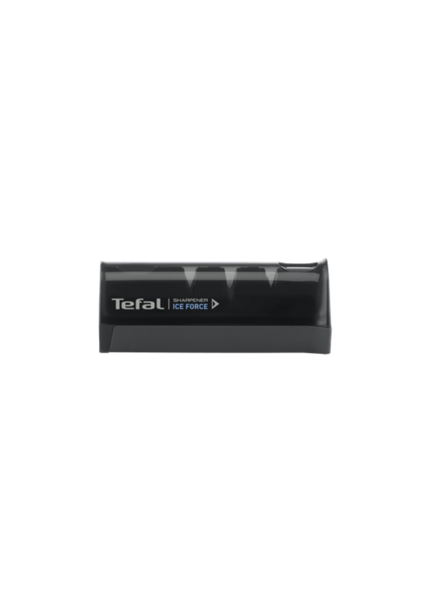 TEFAL Ice Force, Retractable Knife Sharpener 12.5 cm x 5.9 cm, Superior Long-Lasting Sharpness