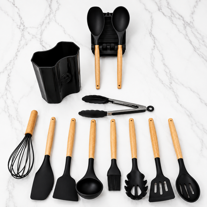 silicone kitchen utensil set