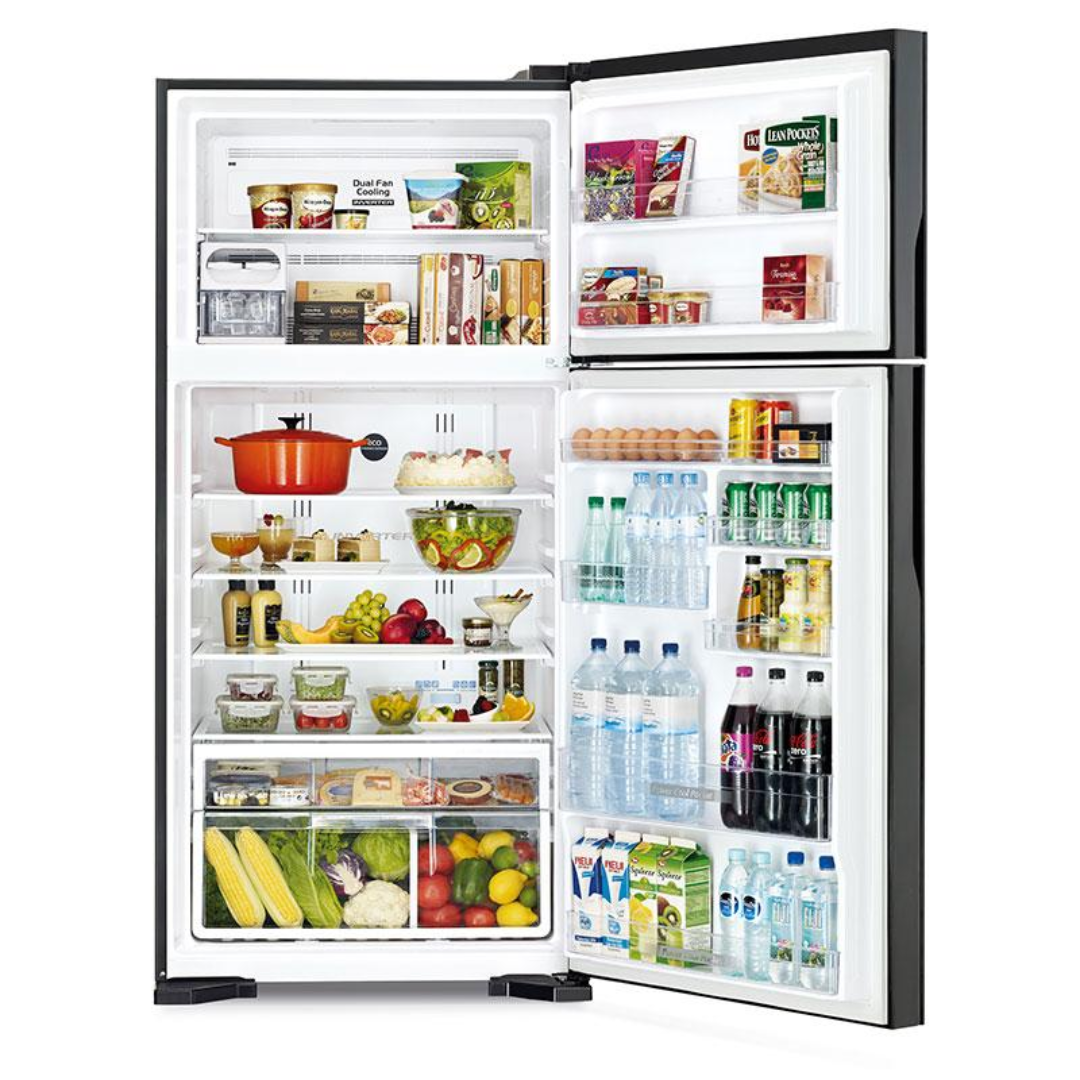 HITACHI REFRIGERATOR RV-765 PUK7 BSL H:184*W:85.5*D:73 - STAINLESS