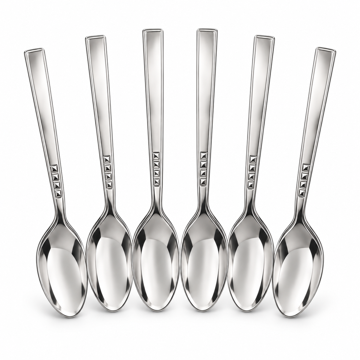 Barella  Large Caro Stainless Steel Tablespoon Set – 6 Pieces