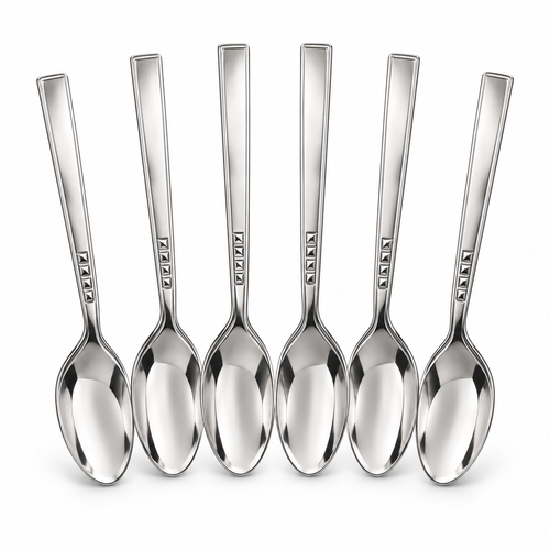 Barella  Large Caro Stainless Steel Tablespoon Set – 6 Pieces