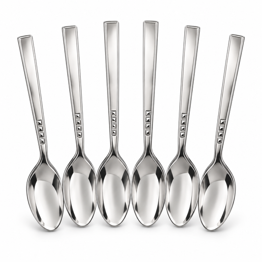 Barella  Large Caro Stainless Steel Tablespoon Set – 6 Pieces