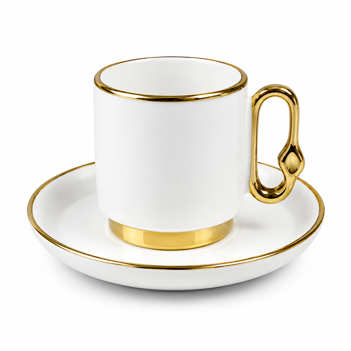Prestige White & Gold Coffee Collection