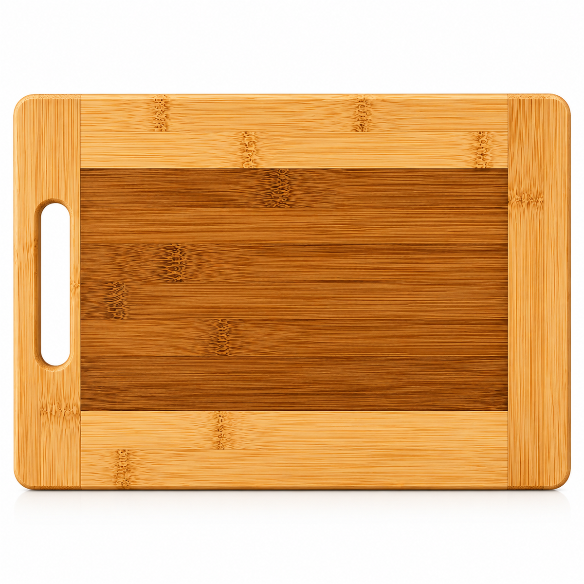 Rectangular Bamboo Cutting Board with Handle