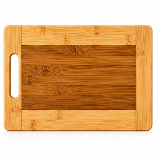 Rectangular Bamboo Cutting Board with Handle