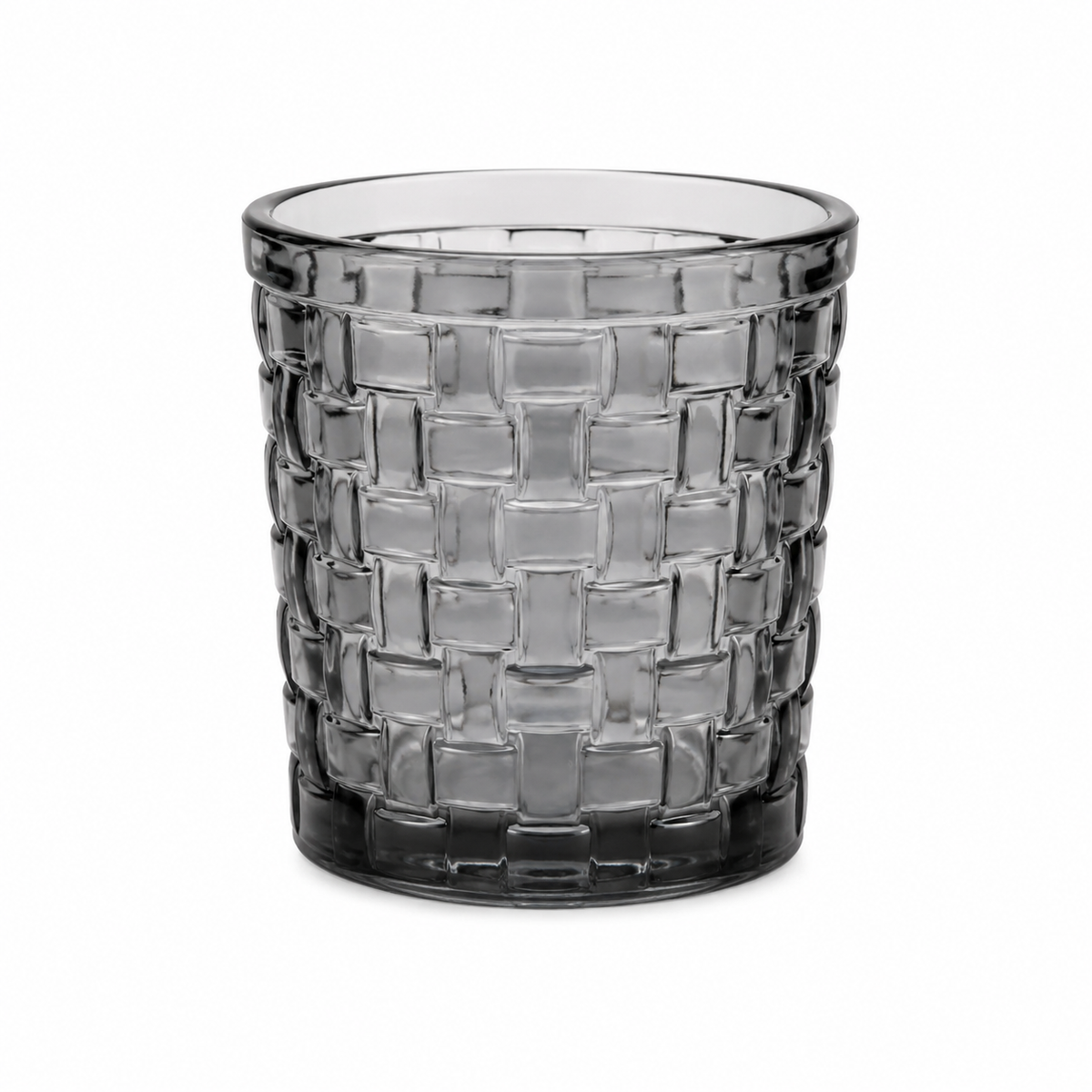 Elegant Smoky Gray Glass