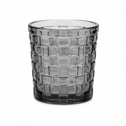 Elegant Smoky Gray Glass