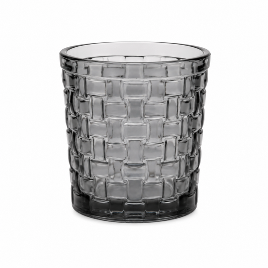 Elegant Smoky Gray Glass