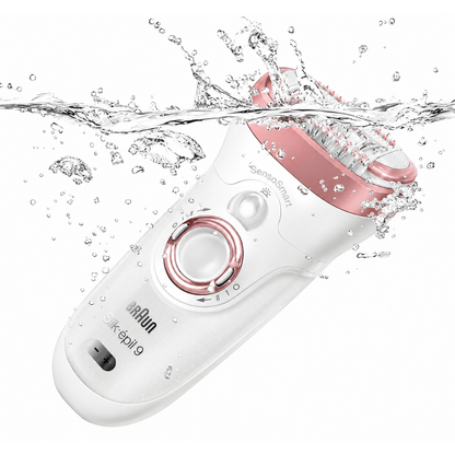 Braun Silk-Epil 9 9980 Skinspa Sensosmart Epilator Rose Gold With 8 Extras