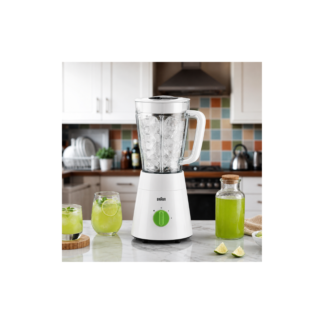 BRAUN 3 IN 1 XL BLENDER GRINDER MILL JB0123WH