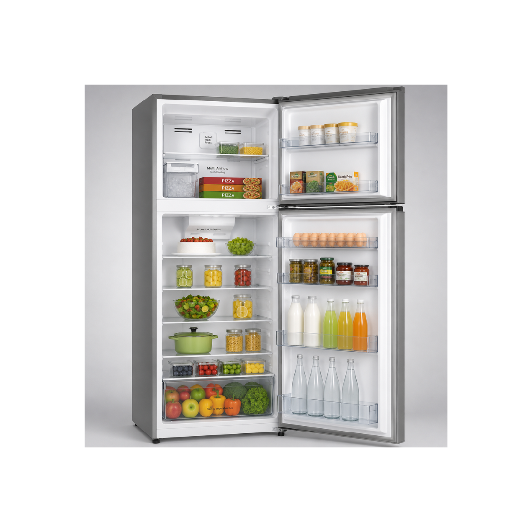 Hisense Refrigerator RT599N4ASUI H:187*W:70*D:65 - STAILNLESS STEEL