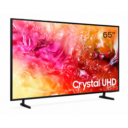 SAMSUNG 65DU7000 65” 4K Smart TV Built‑in Receiver – 3x HDMI, 1x USB