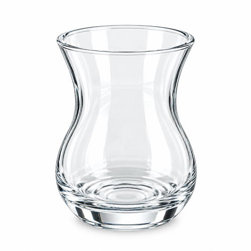Tulip-Shaped Tea Glass