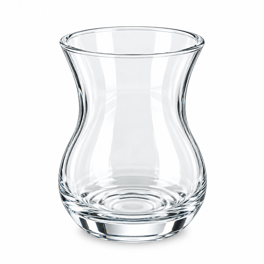 Tulip-Shaped Tea Glass