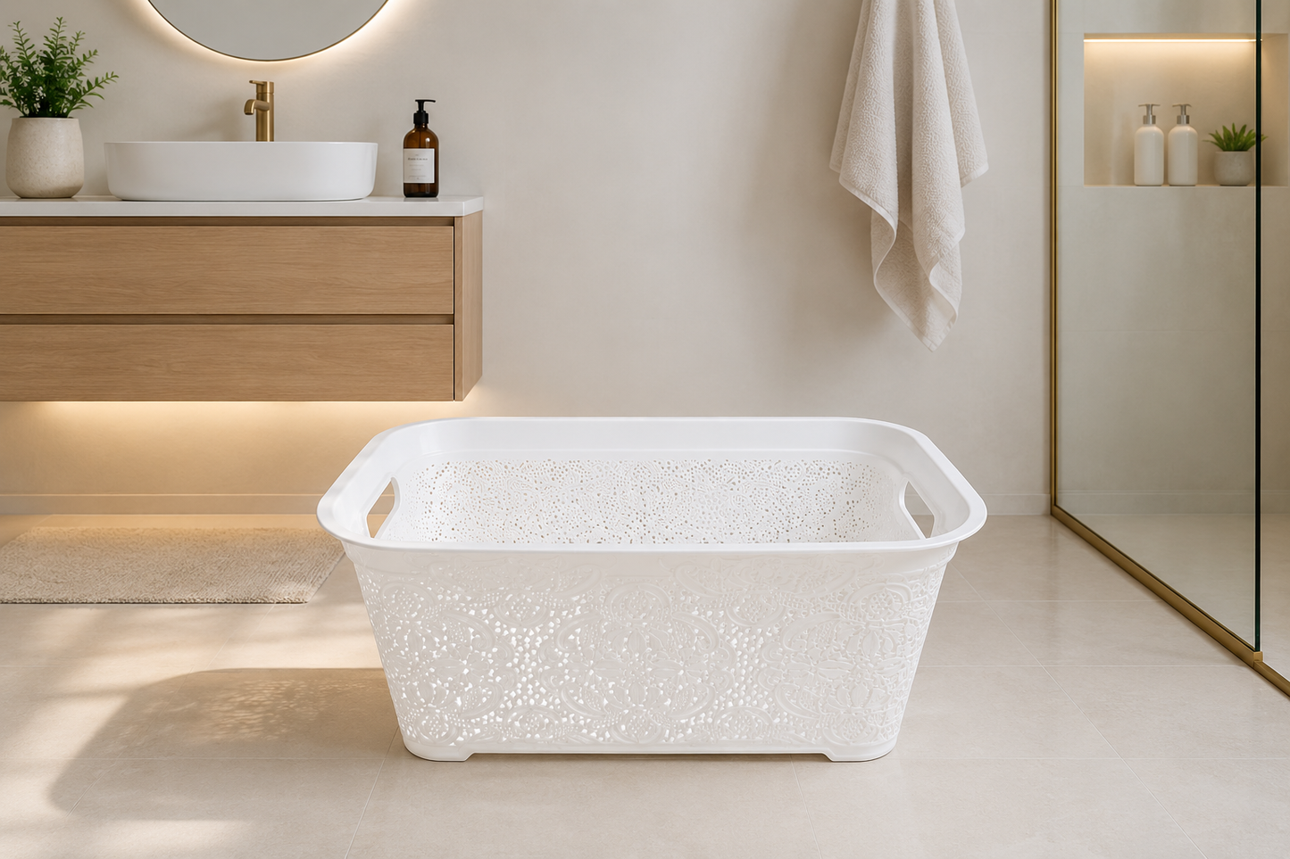 Luxury Lace Storage Basket