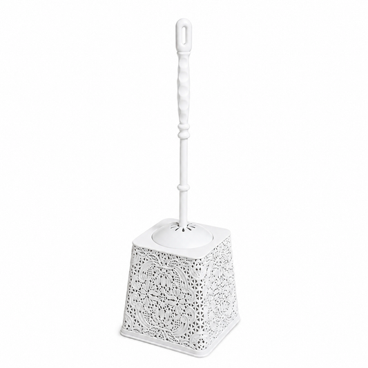 Luxury Floral Toilet Brush Holder