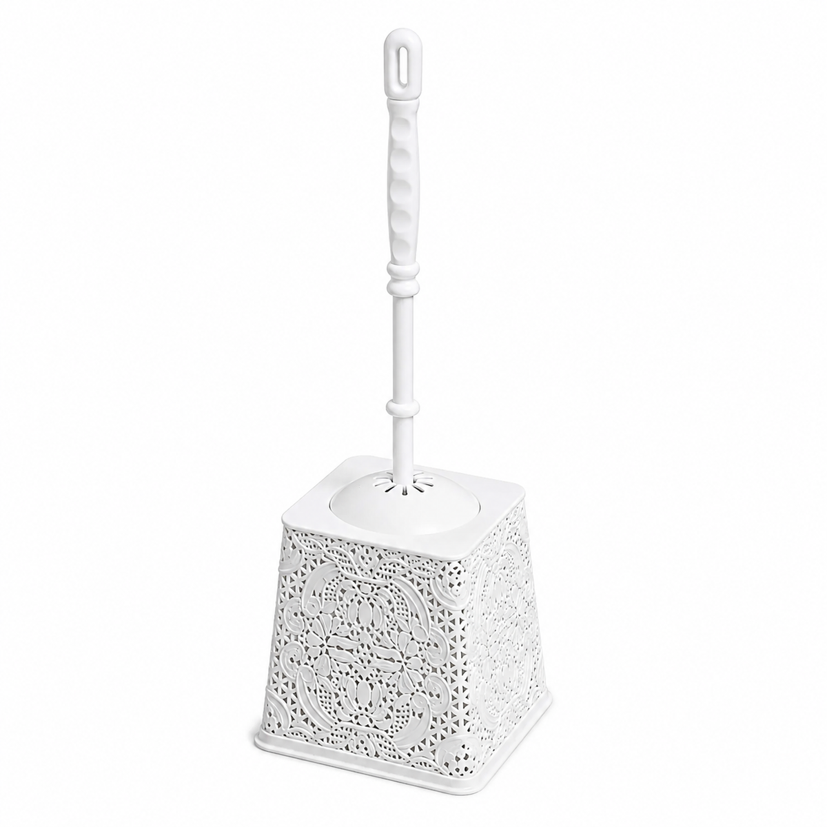 Luxury Floral Toilet Brush Holder