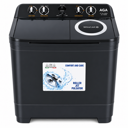 Aga Double Washing Machine  AG-16000 Black