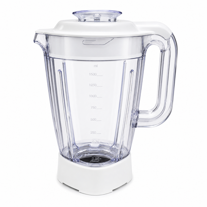 MOULINEX Blender | Super Blender 2 L Blender Smoothie Maker | Mixer |700 W | 2 Attachments | White/Black |  | LM207128
