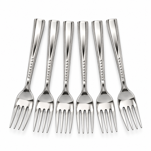 Barella Middle Caro Stainless Steel Dinner Fork Set – 6 Pieces
