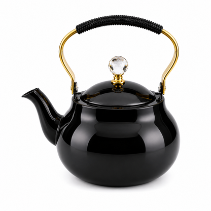 Modern Kitchen Teapot with Gold Handle