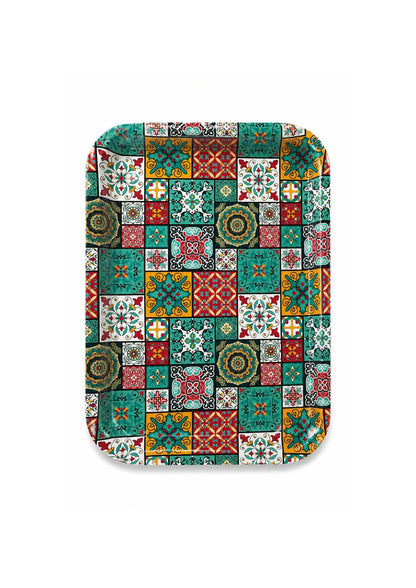 Multicolor Decorative Tray