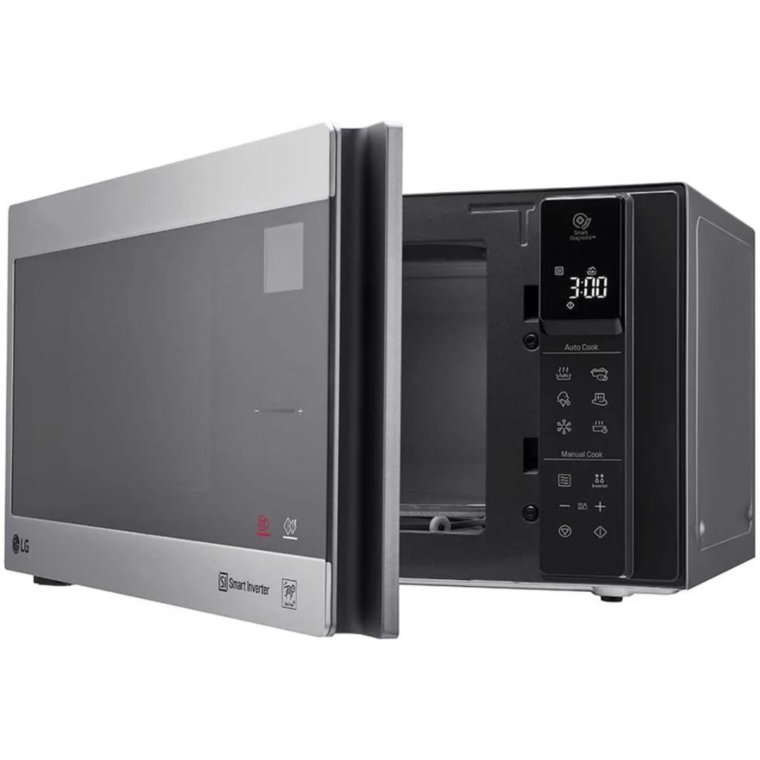 LG Microwave with Grill , 42 Liter 1200 Watt , Silver - MH8295CIS