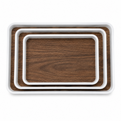Premium Rectangular Tray Collection Set of 3