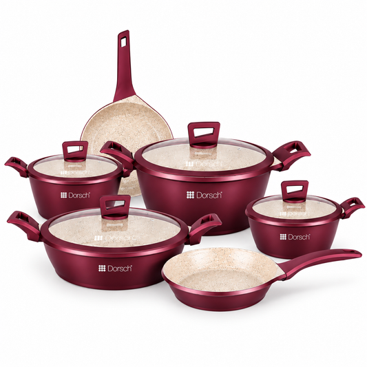 DORSCH Ceramic Premium Cookware Set – 6 pcs