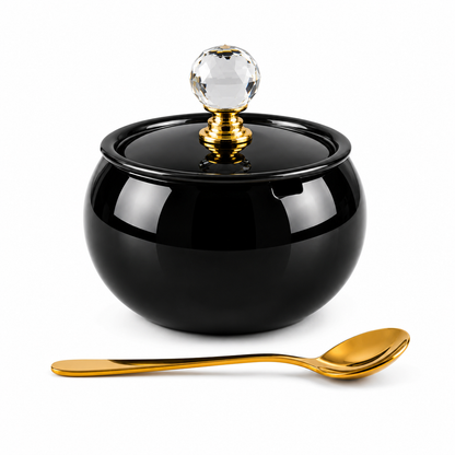 Luxury  Sugar Bowl with Lid & Spoon 140ml