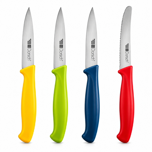 DORSCH Colorful Sharp Knife Set – 4 Pieces