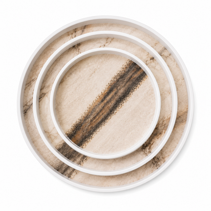 Premium Round Tray Collection Set of 3