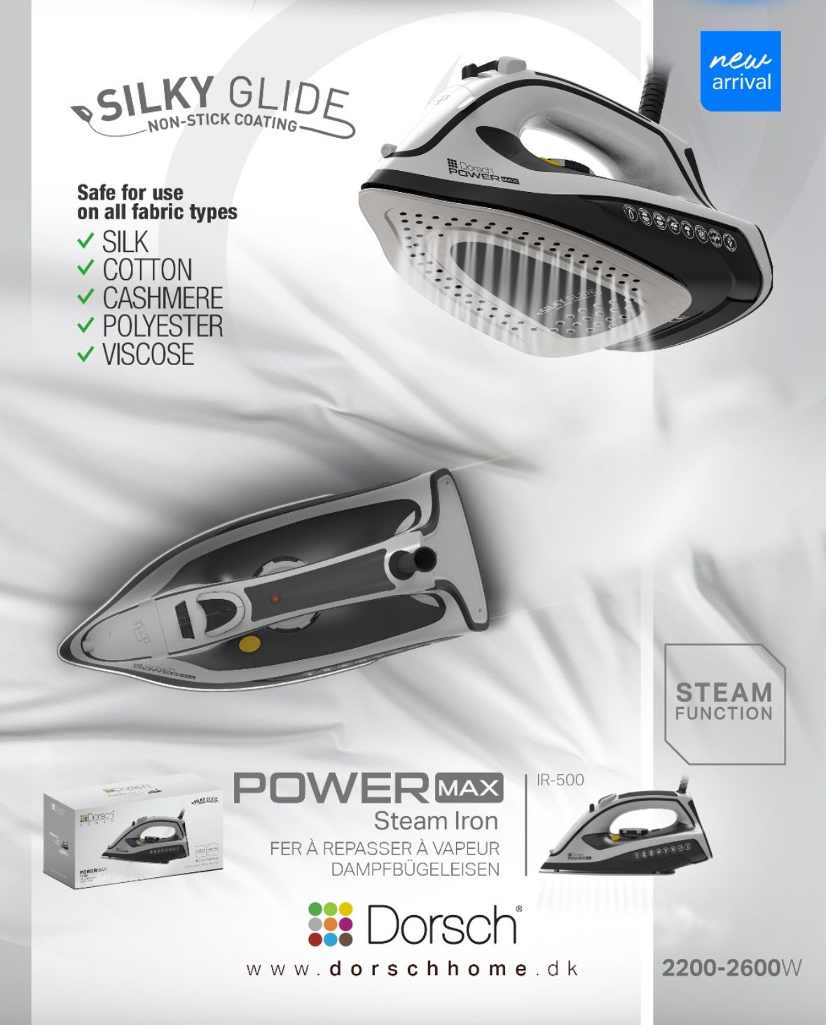 DORSCH Steam Iron POWERMAX